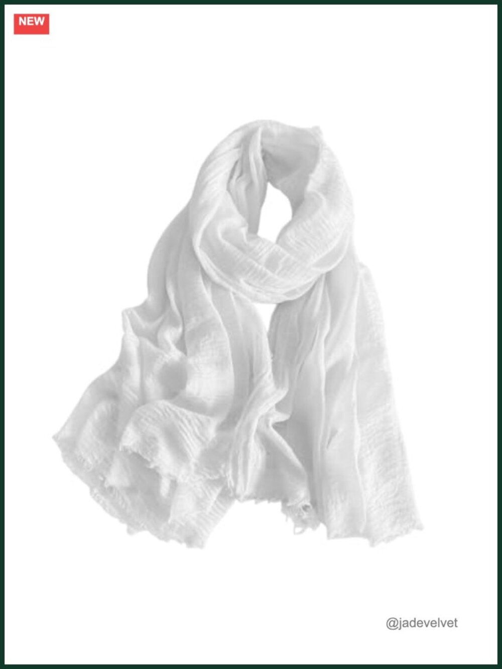 Women's Lightweight Cotton Scarf Shawl Wrap Headscarf Crinkle Sun Protection